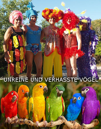 Unreine und verhasste Vögel